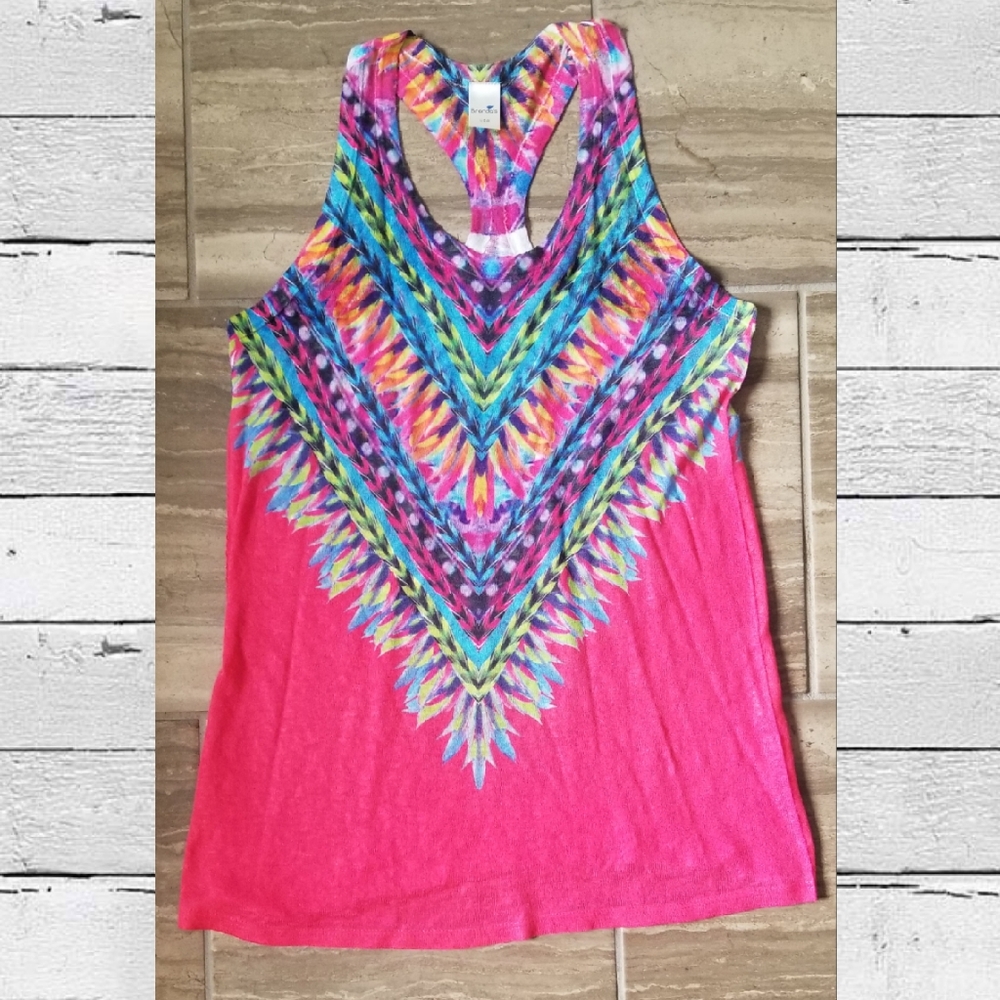3/$25 🌟🌟🌟 NWOT boutique bright feather tank